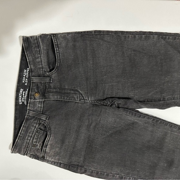 Levi’s Mid Rise Slim Cuffed Women's 90s Black Jeans Sz 26 - Picture 8 of 13